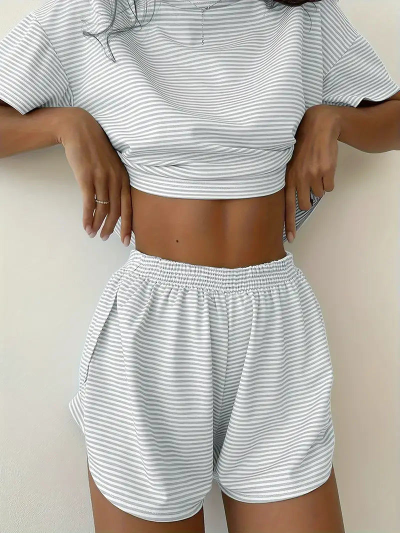 Conjunto de Pijama a Rayas