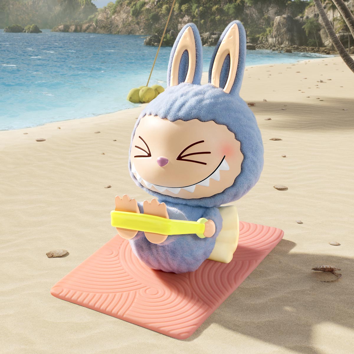 Labubu - Lazy Yoga | Un Toque Relajado para Tu Colección
