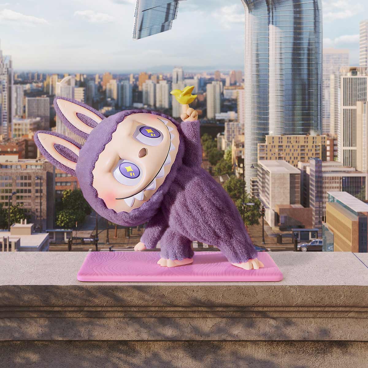 Labubu - Lazy Yoga | Un Toque Relajado para Tu Colección