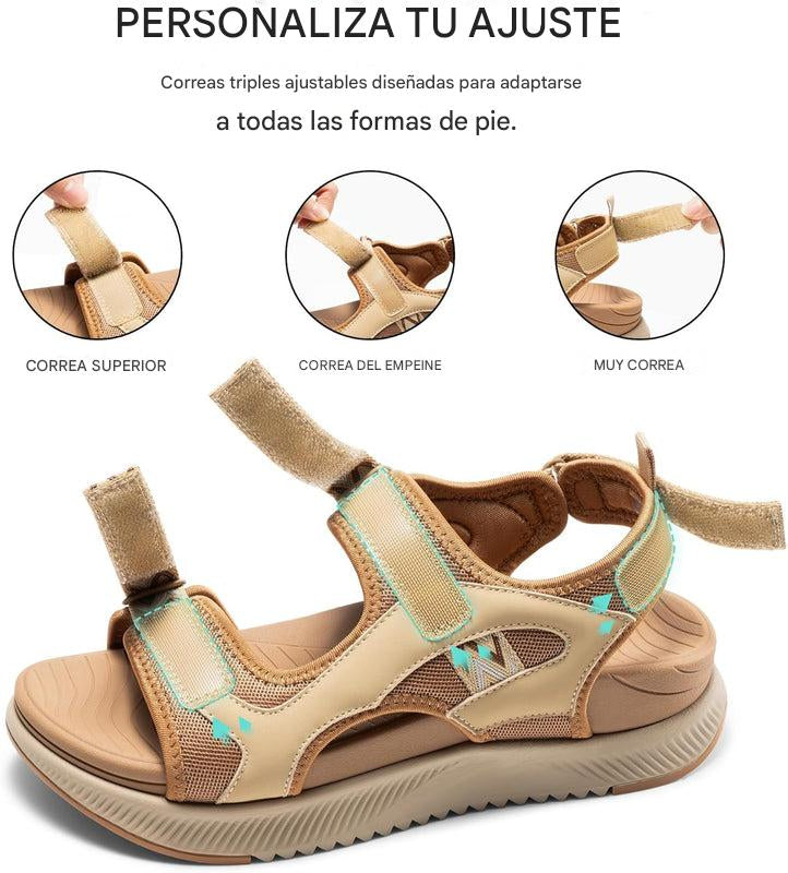 Sandalias Camila Outdoor - Sandalias Ortopédicas de Senderismo para Mujer