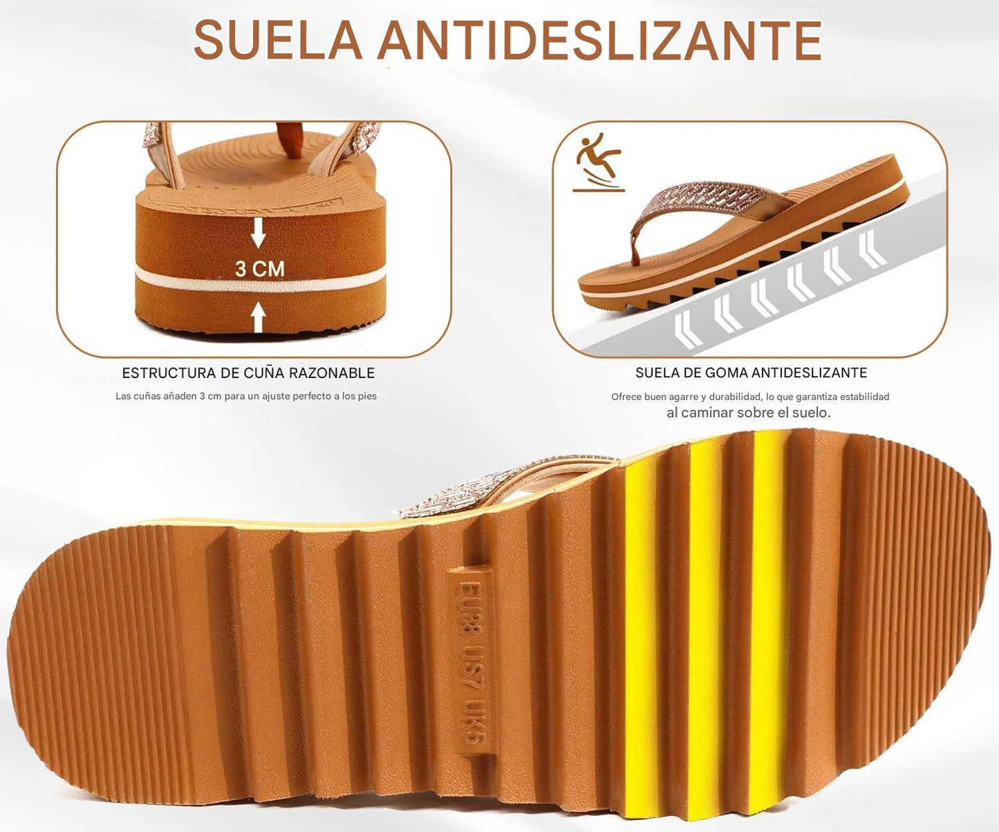 Sandalias Valeria - Sandalias Ortopédicas de Verano para Mujer