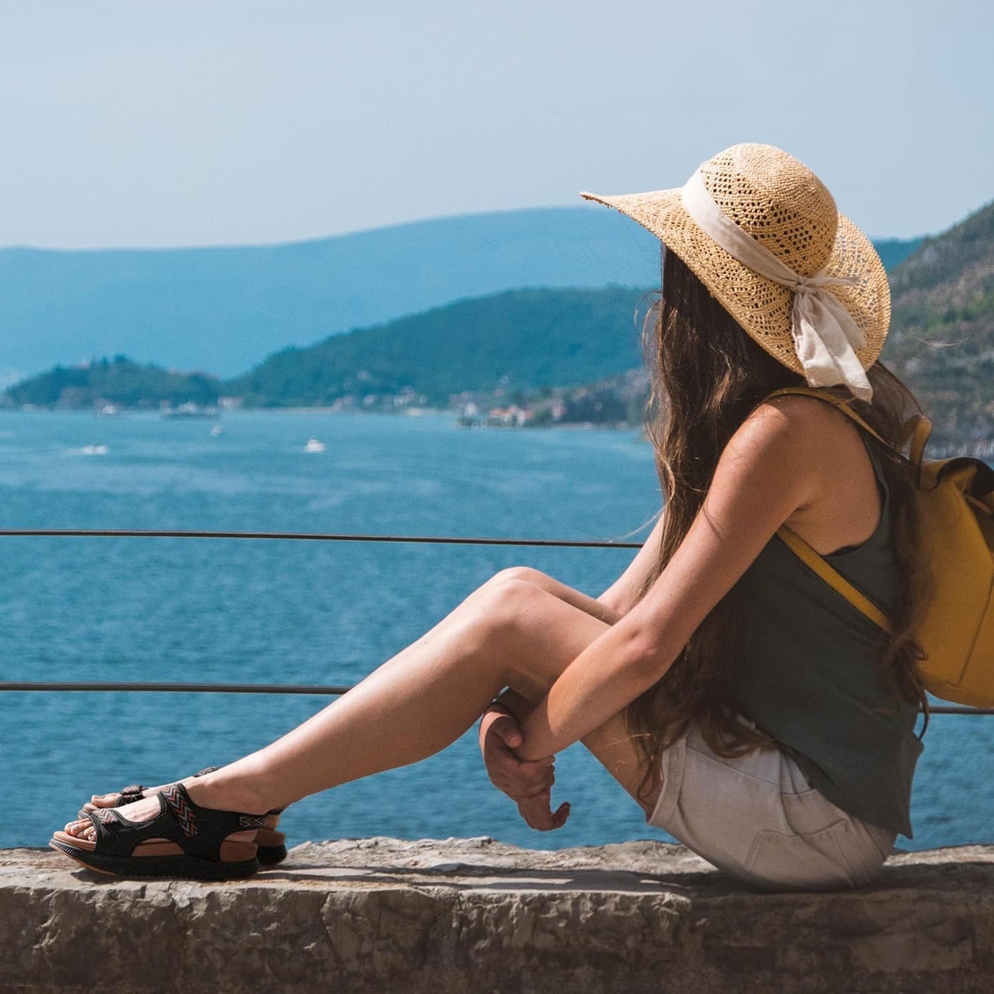 Sandalias Camila Outdoor - Sandalias Ortopédicas de Senderismo para Mujer