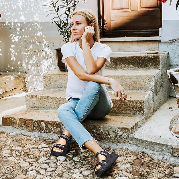 Sandalias Camila Outdoor - Sandalias Ortopédicas de Senderismo para Mujer