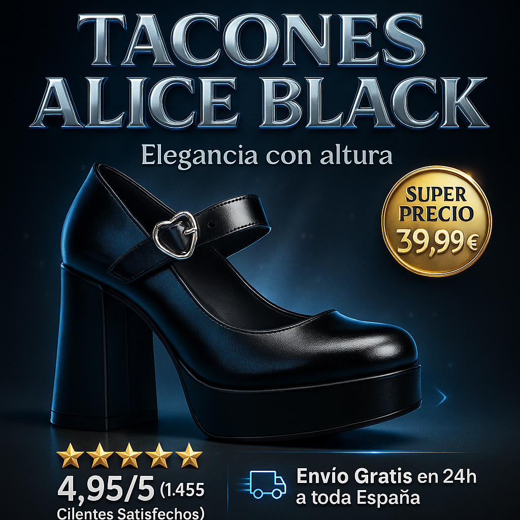TACONES ALICE BLACK