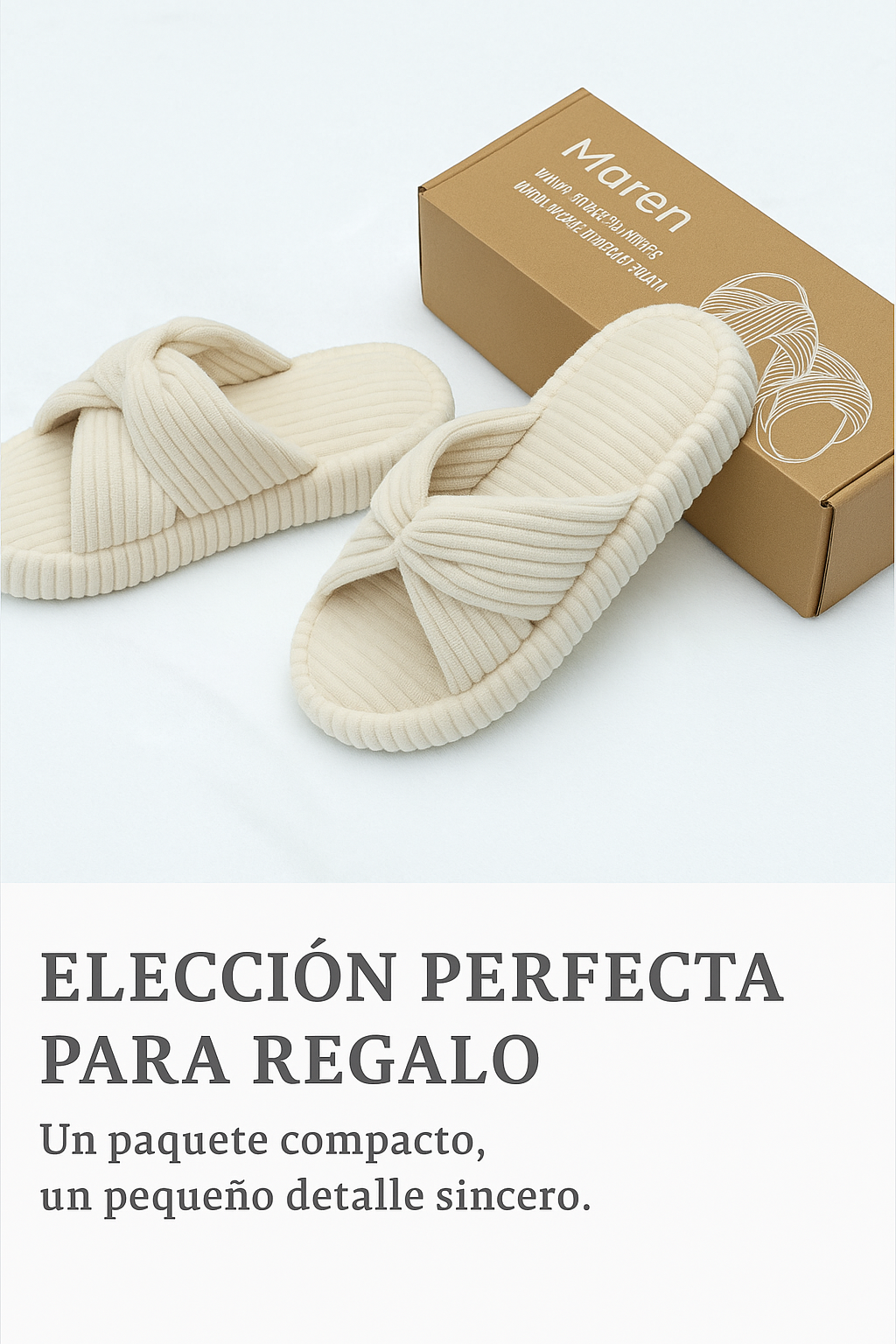 Pantuflas Cómodas con Lazo