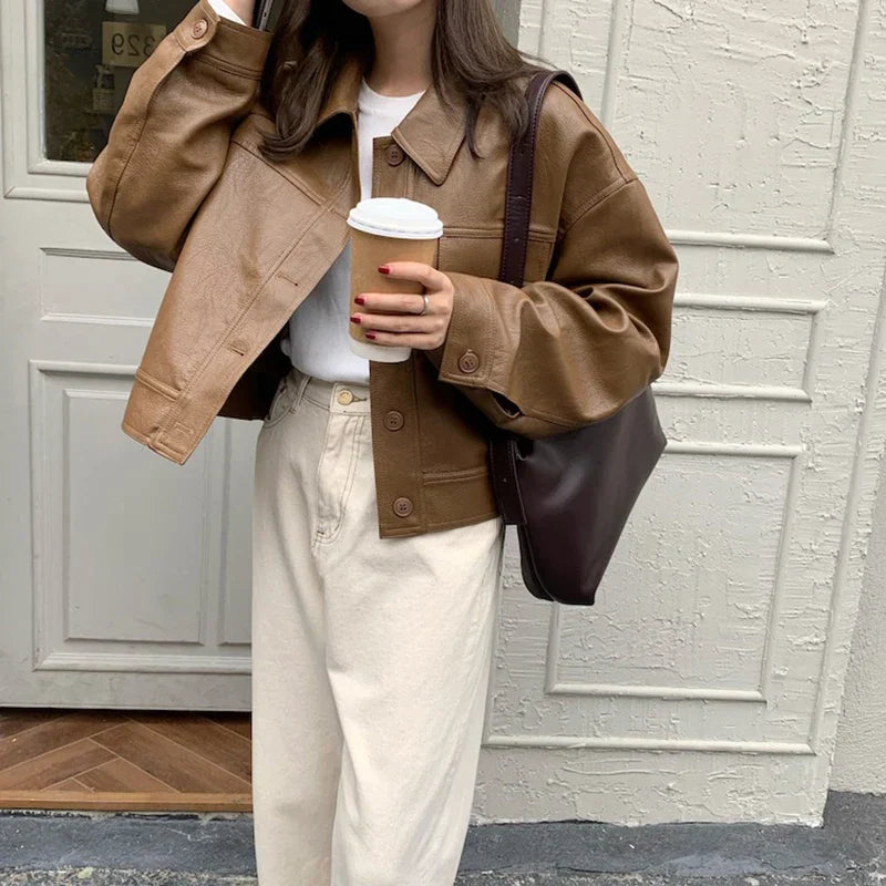 Joaquina - Chaqueta para Mujer Casual y Vintage