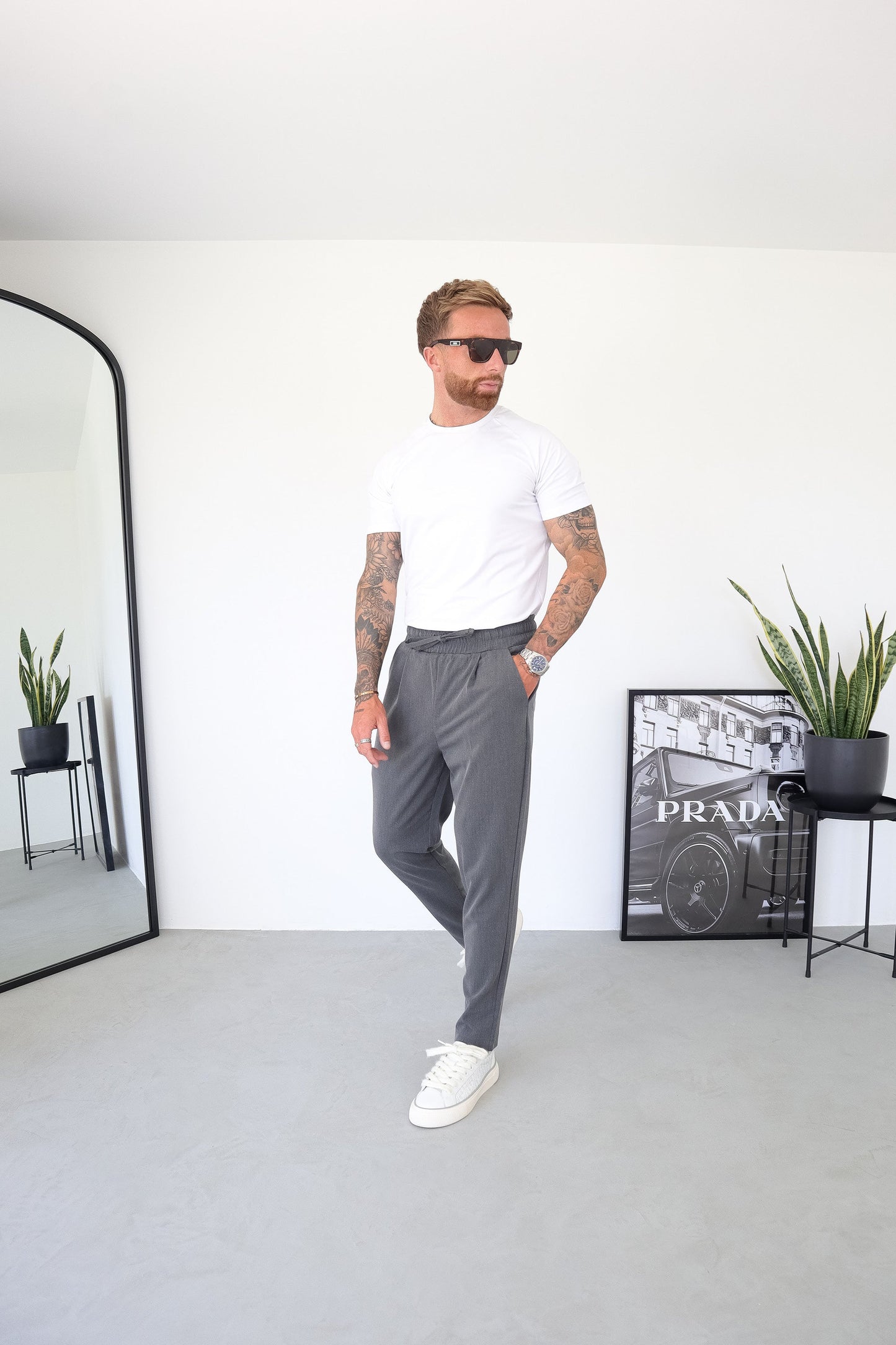 Pantalones Elián - GRIS OSCURO