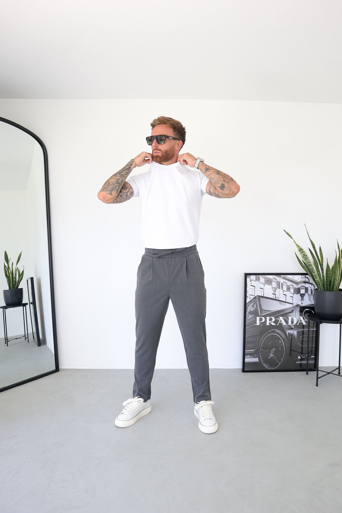 Pantalones Elián - GRIS OSCURO