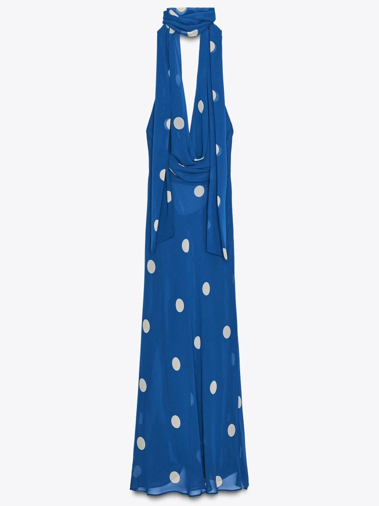 Vestido Celestine Midi con Lunares