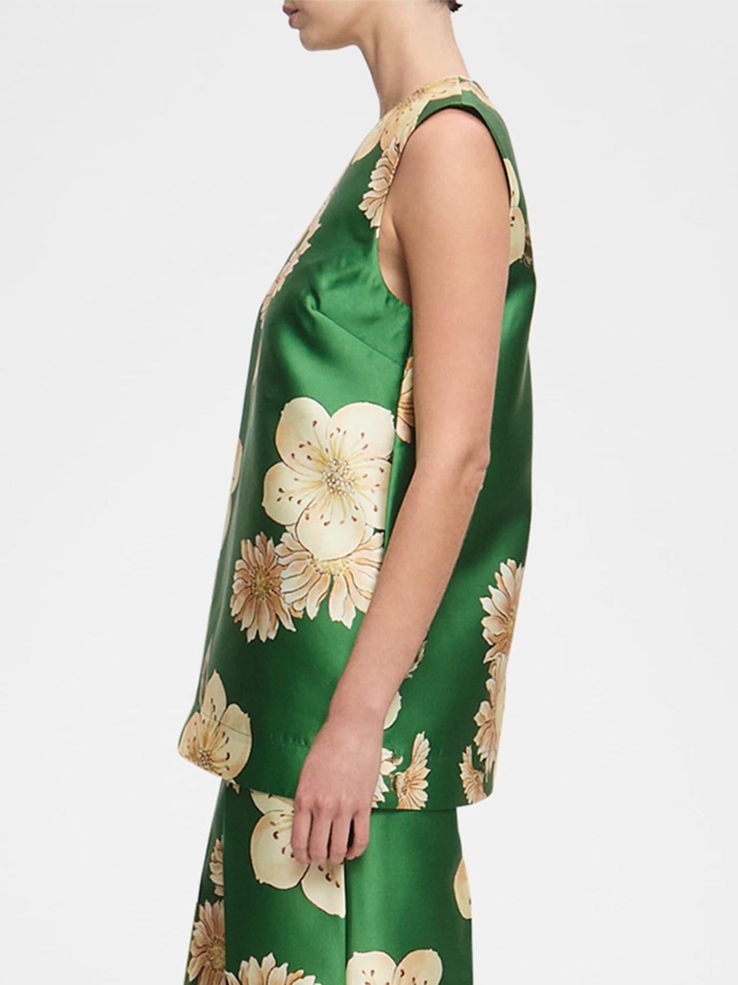 Conjunto Sin Mangas Sage