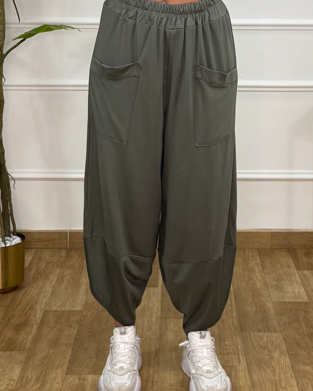 Conjunto de Camisa y Pantalón holgado para mujer