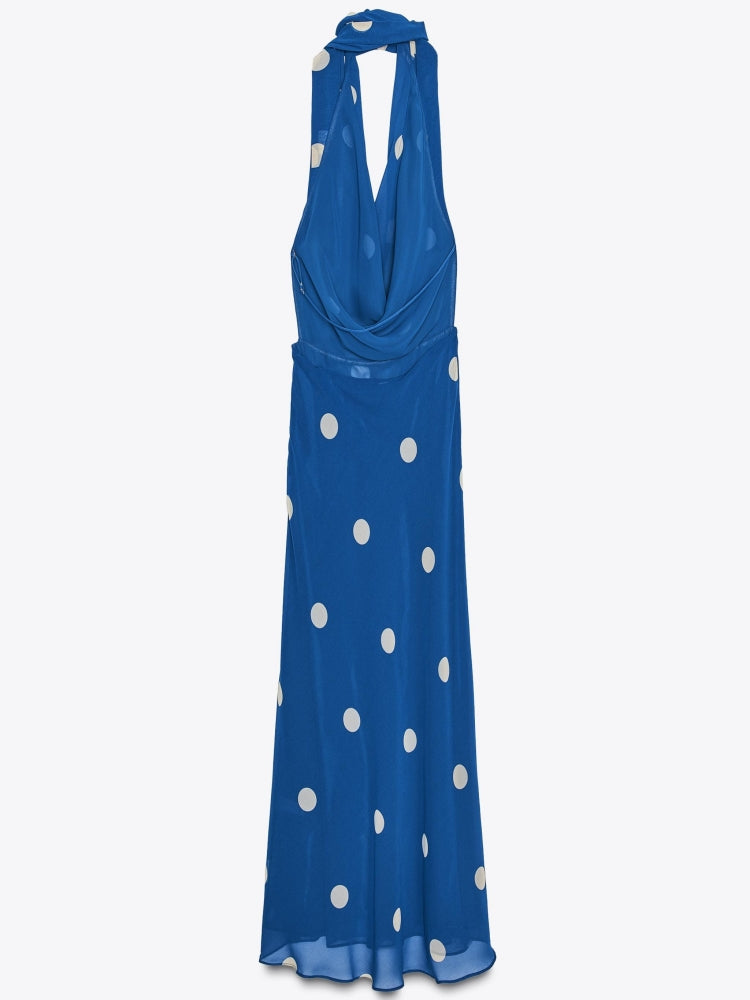 Vestido Celestine Midi con Lunares