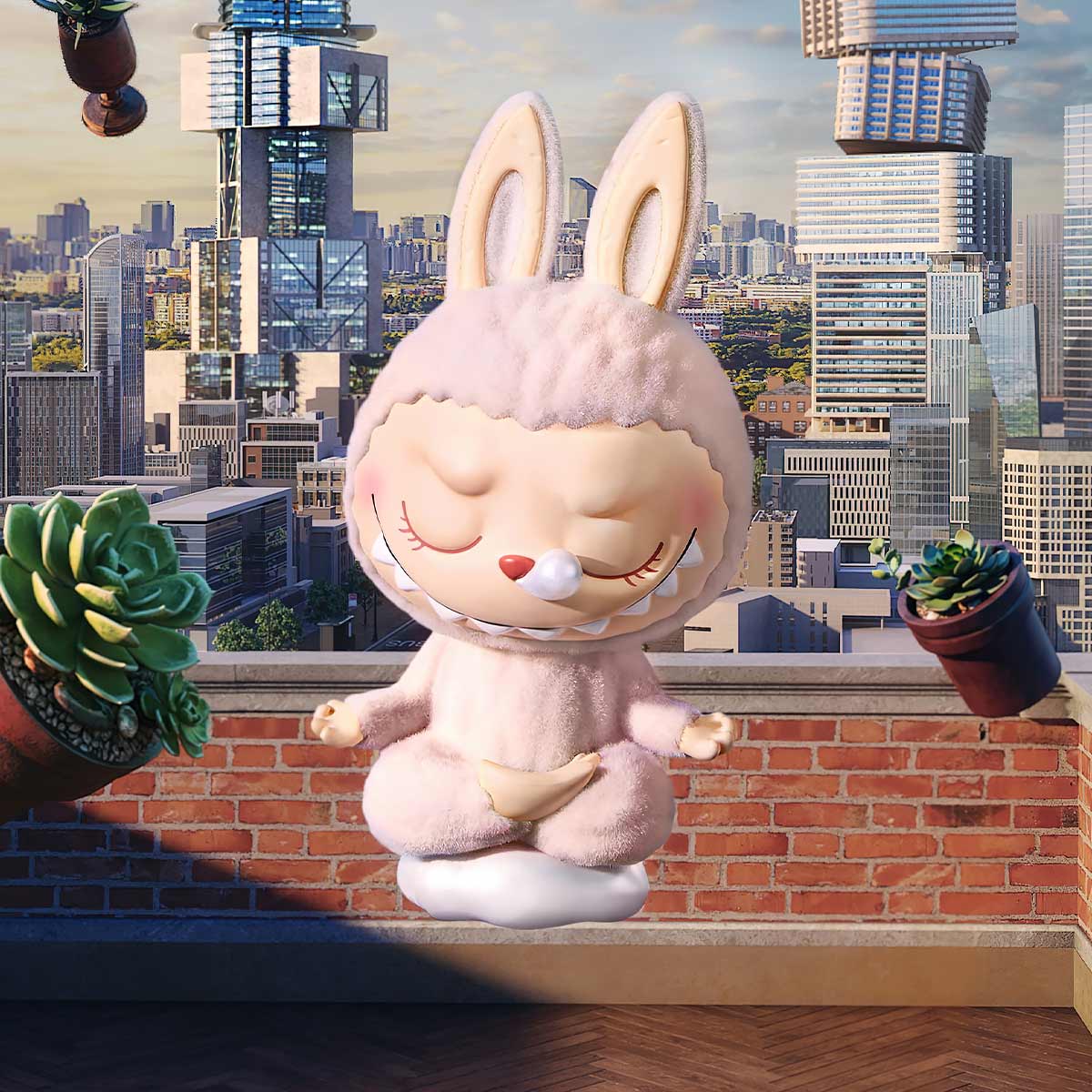 Labubu - Lazy Yoga | Un Toque Relajado para Tu Colección