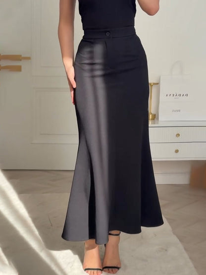 Falda Ajustada de Corte Sirena