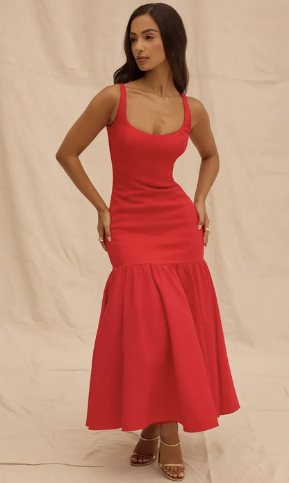 Vestido Gloria - Midi Elegancia y Frescura