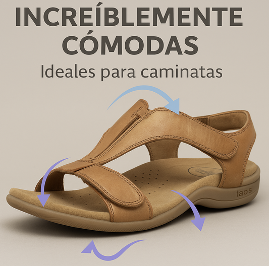Sandalias Taos de Cuero y  Cómodas