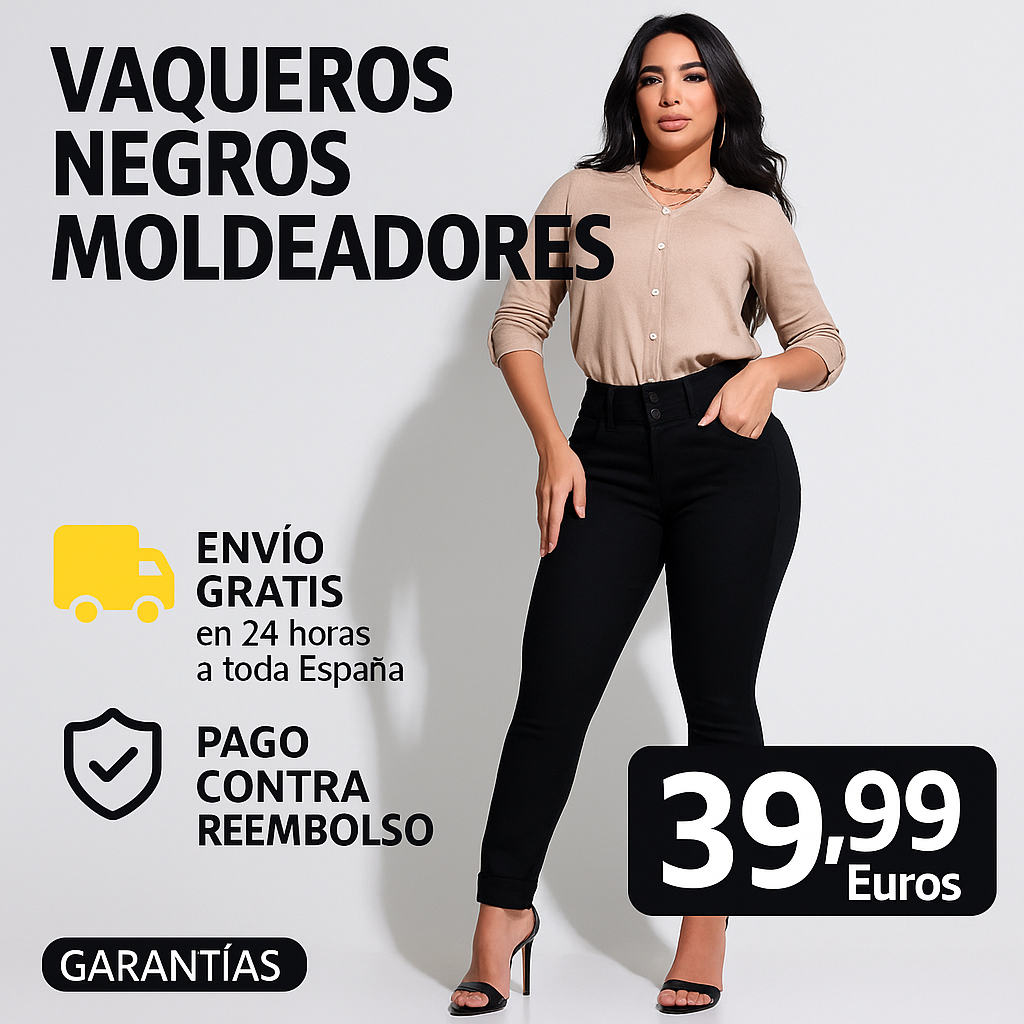 Vaqueros negros Moldeadores