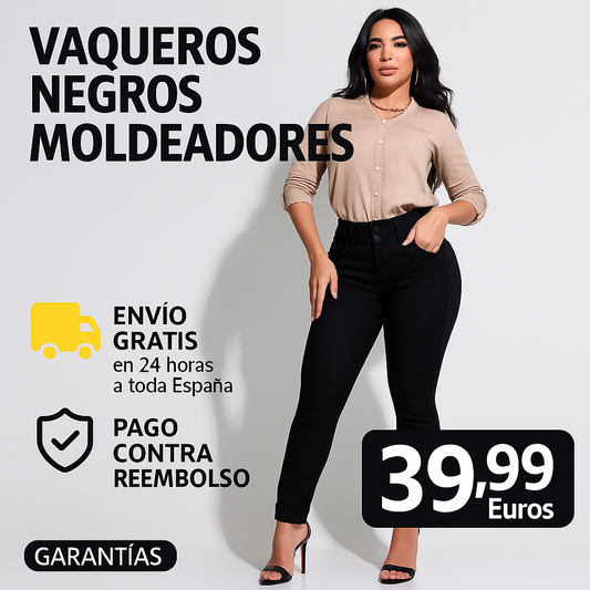 Vaqueros negros Moldeadores