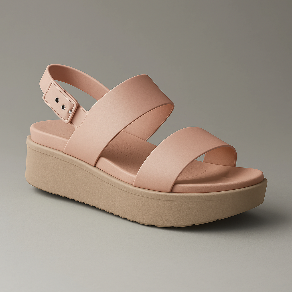 Sandalias Luma: con plataforma liviana