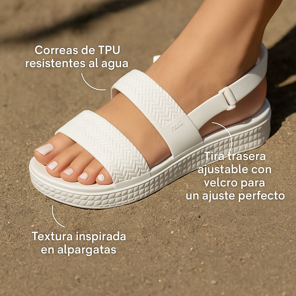 Sandalias Texturadas - Resistentes al agua