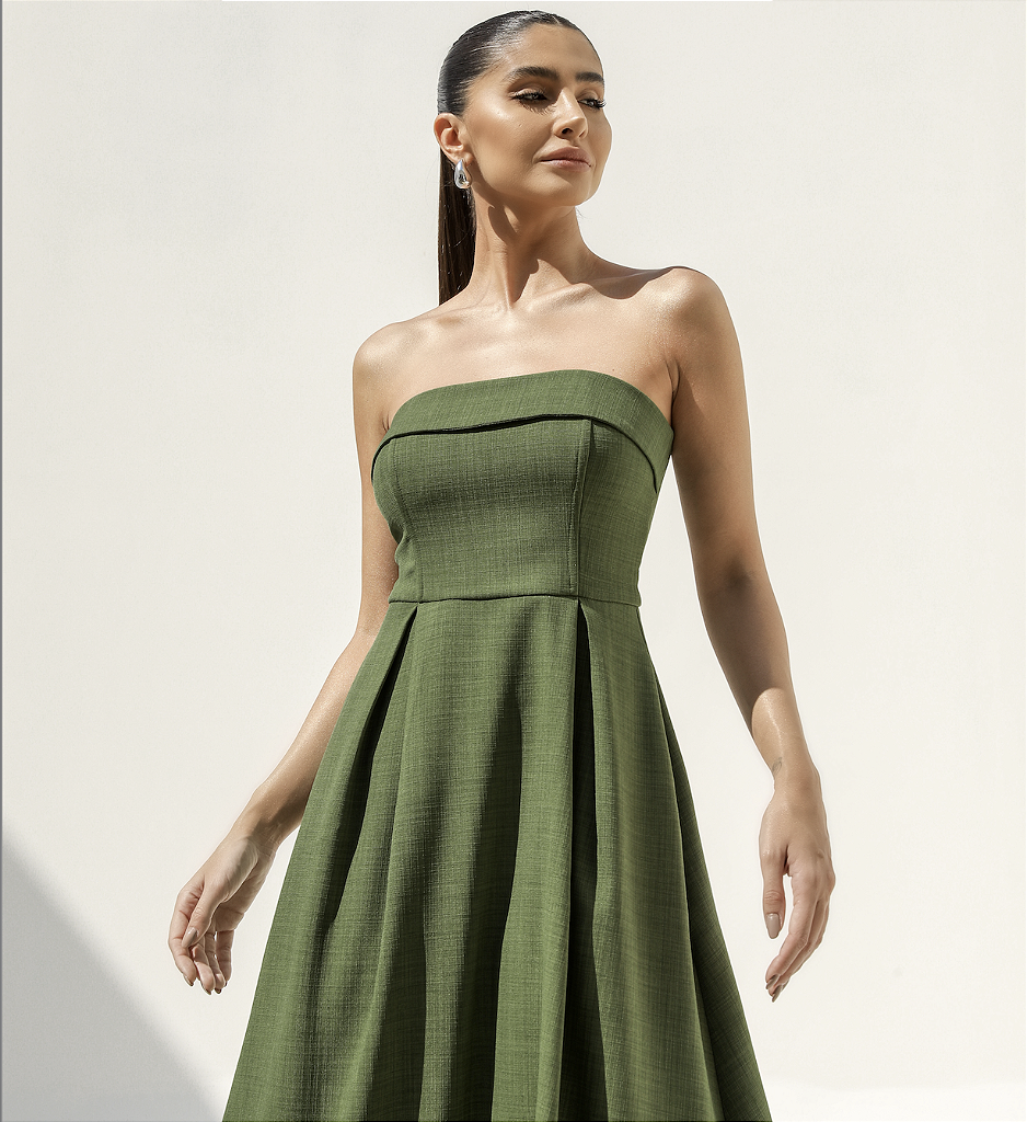 Vestido Strapless Manu