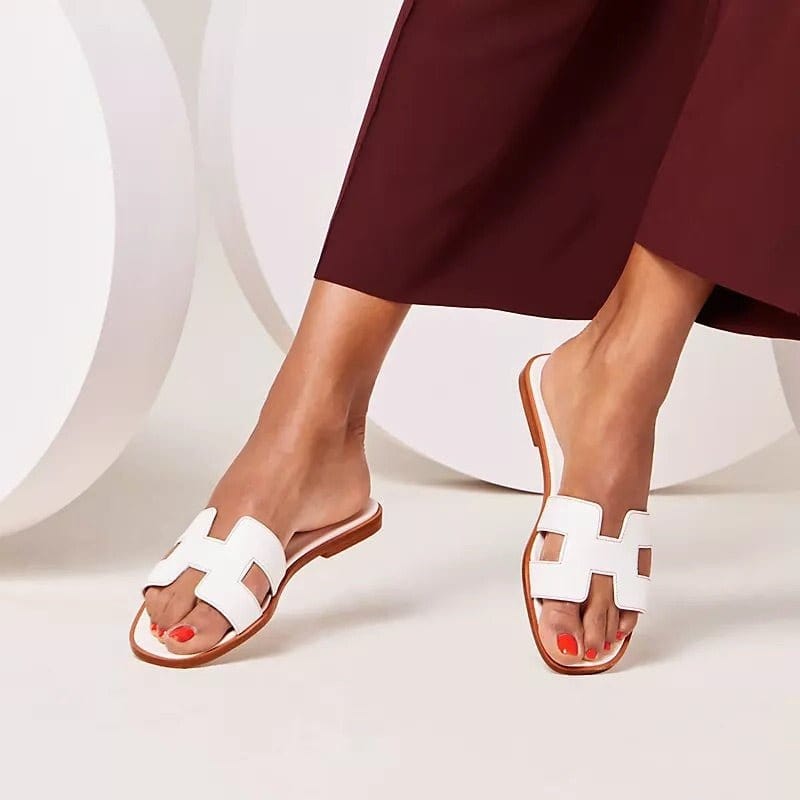 Évora – Sandalia plana de lujo con estilo atemporal