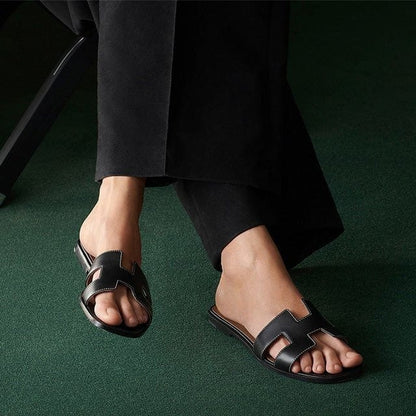 Évora – Sandalia plana de lujo con estilo atemporal