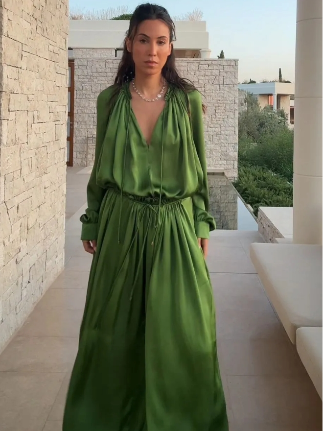 Conjunto Elegante de Satén