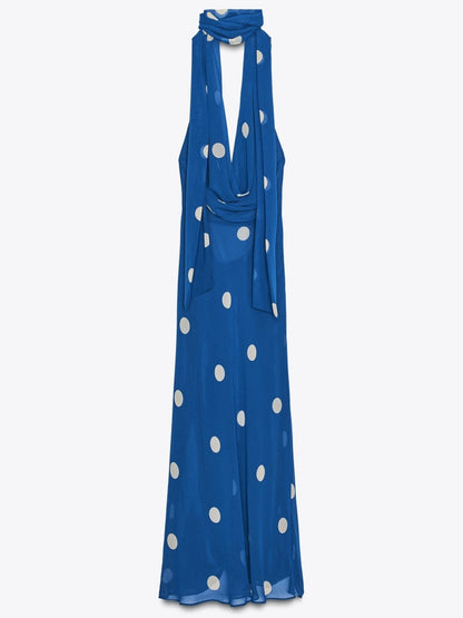 Vestido Celestine Midi con Lunares
