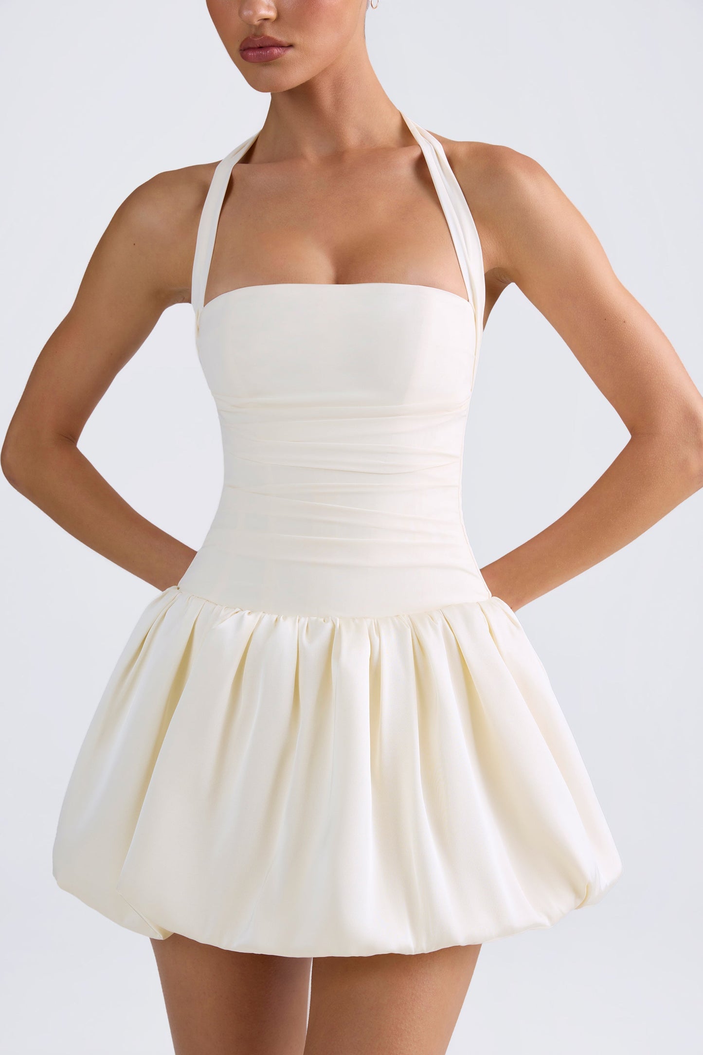 Vestido Mini Burbuja de Encaje