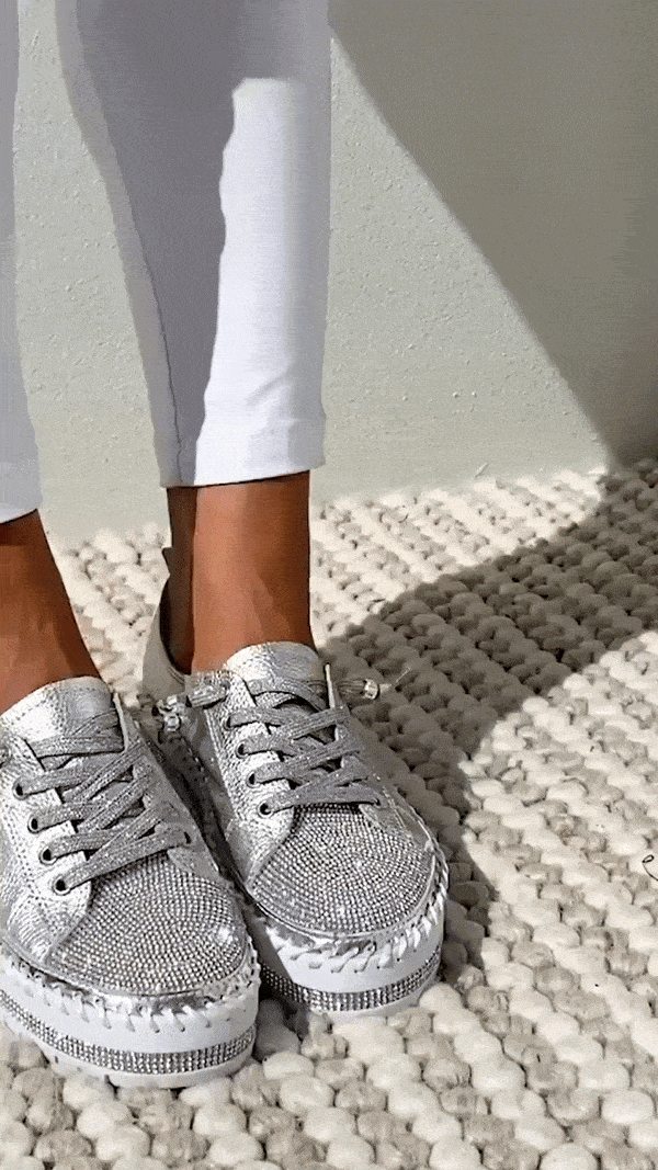 Zapatillas Brillantes Elegantes
