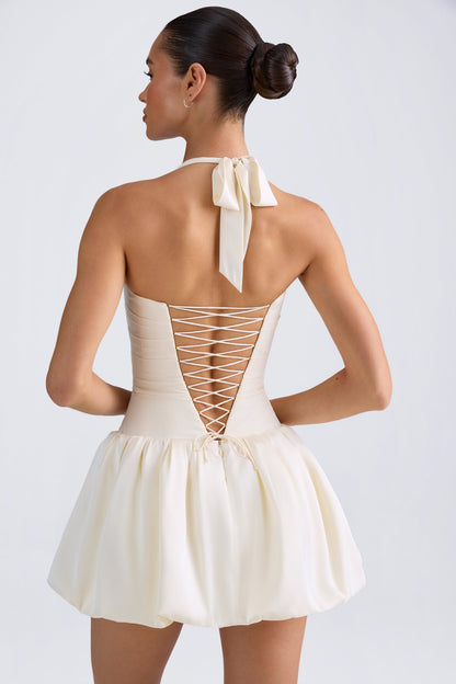 Vestido Mini Burbuja de Encaje