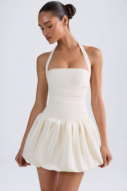 Vestido Mini Burbuja de Encaje