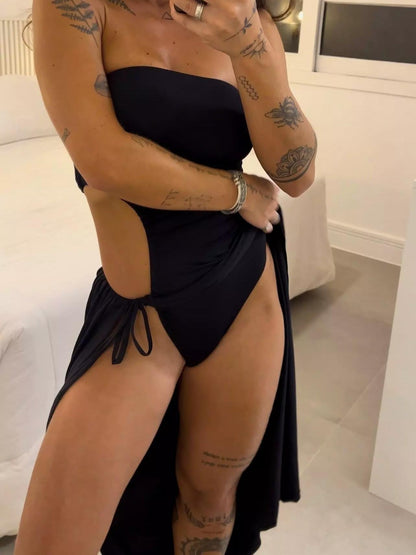 Vestido BodySuit con Lazo Lateral