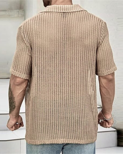 Camisa Fresca y Moderna de manga corta para hombre