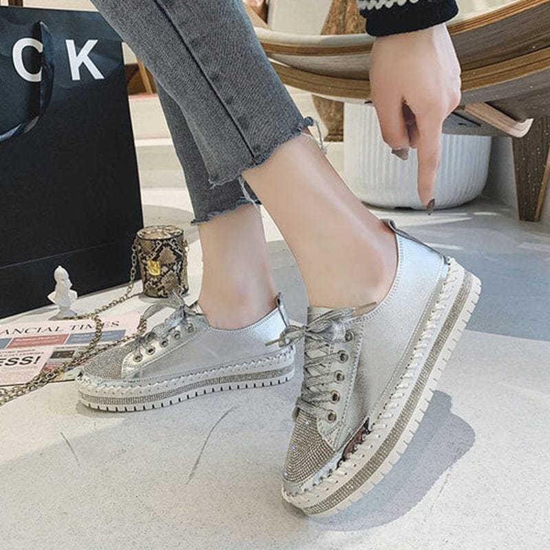 Zapatillas Brillantes Elegantes