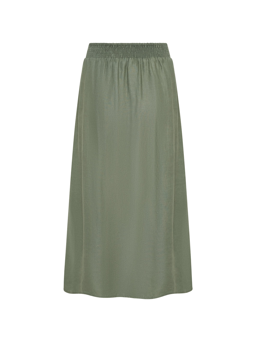 Falda Camila de Lino Verde