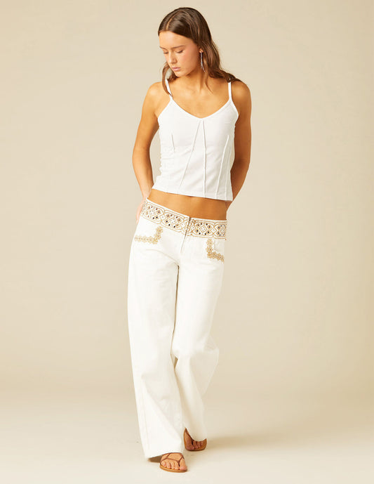 Pantalones Bordados Isabella