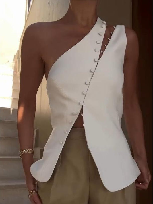 Top Asimétrico Elegante