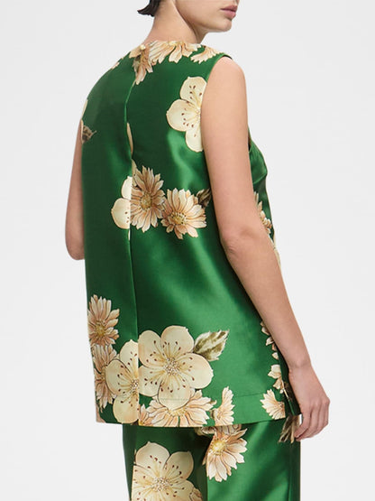 Conjunto Sin Mangas Sage