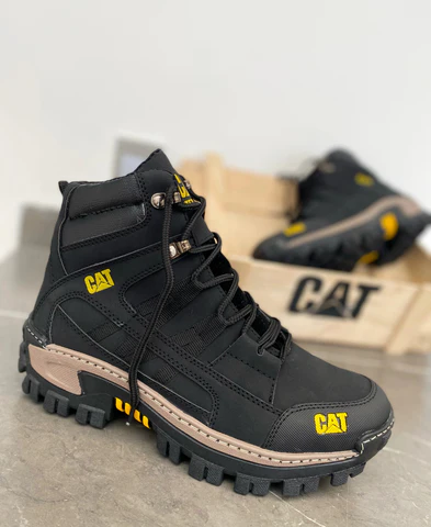 BOTA CAT PUNTA DE HIERRO COSIDA