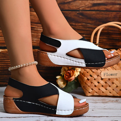Sandalias con Tacón Inclinado para Mujer