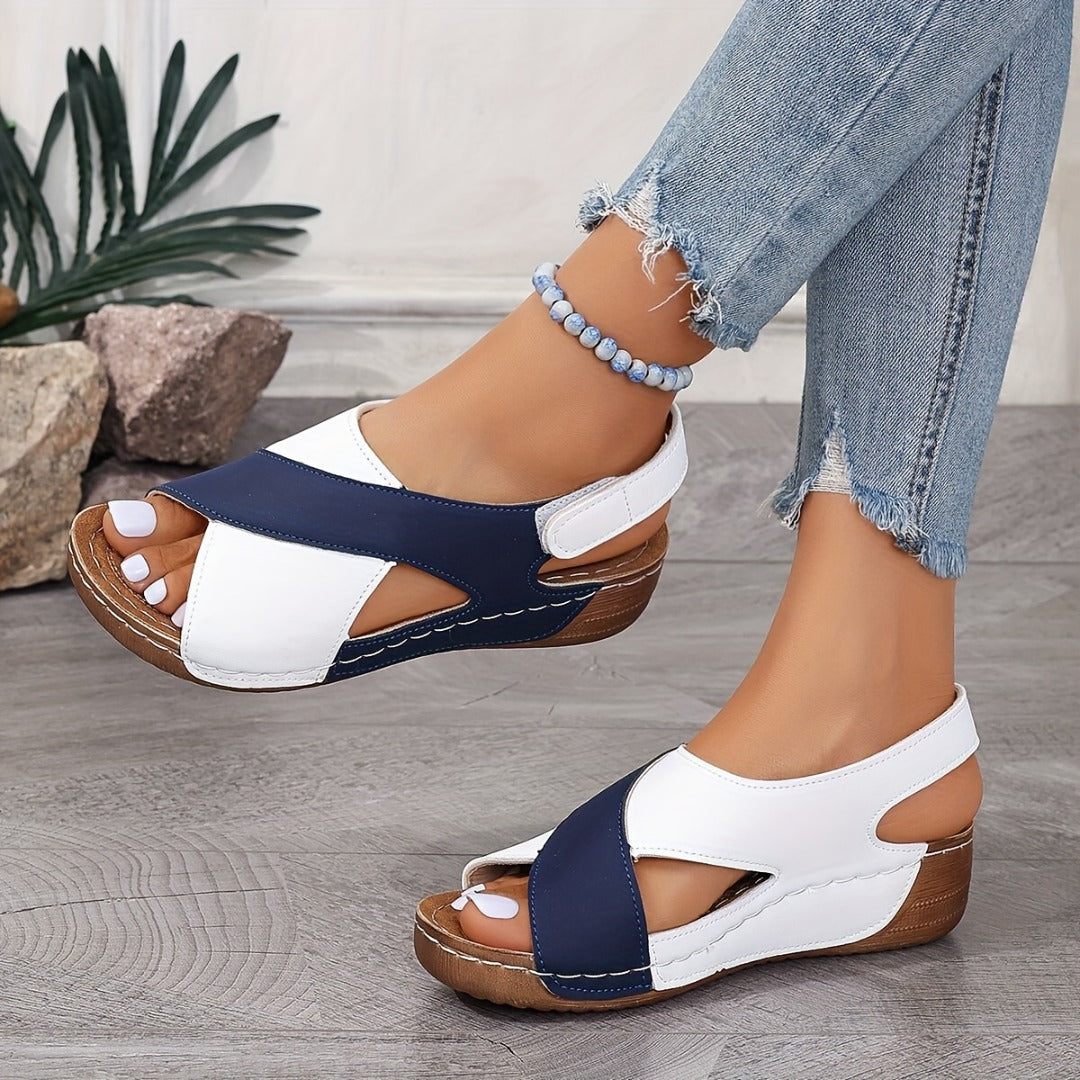 Sandalias con Tacón Inclinado para Mujer