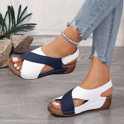 Sandalias con Tacón Inclinado para Mujer