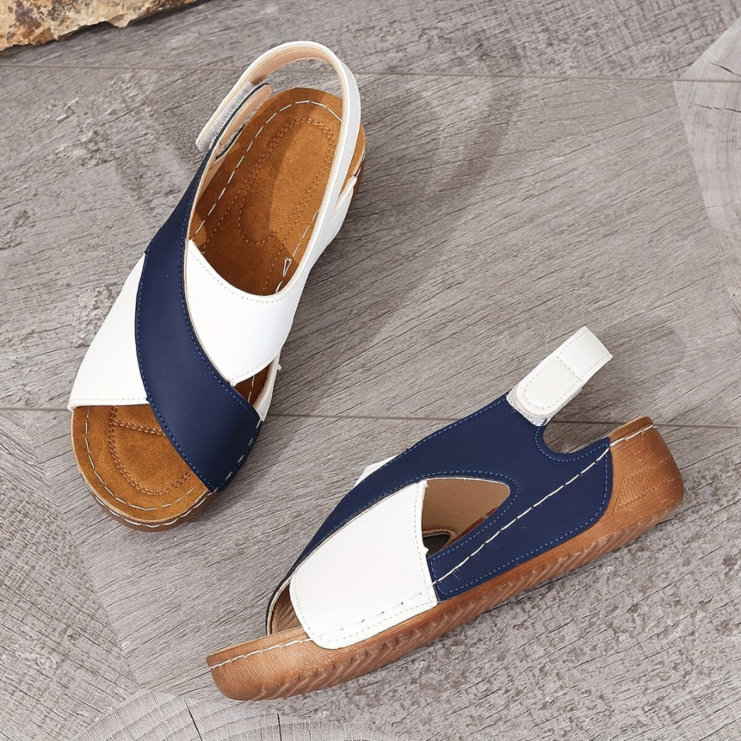 Sandalias con Tacón Inclinado para Mujer