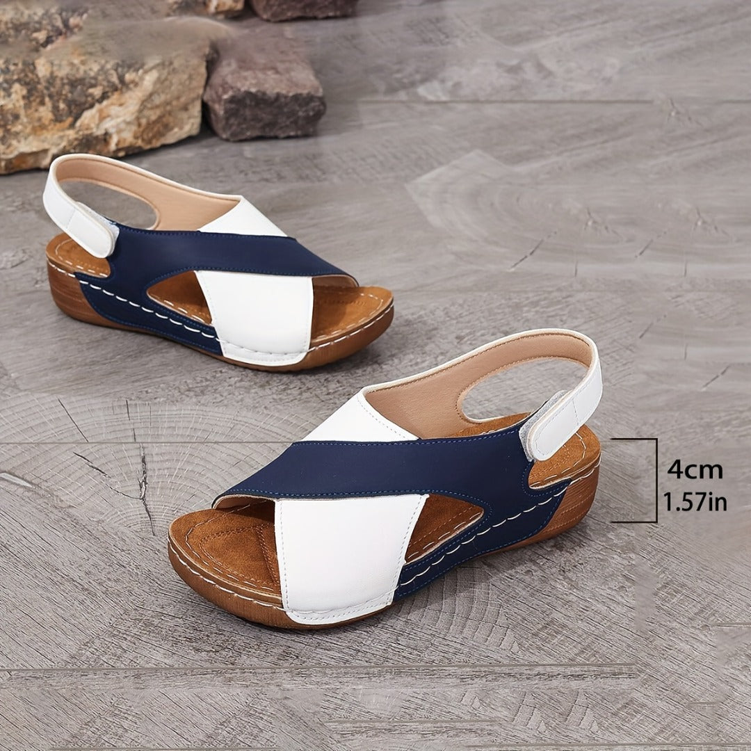 Sandalias con Tacón Inclinado para Mujer