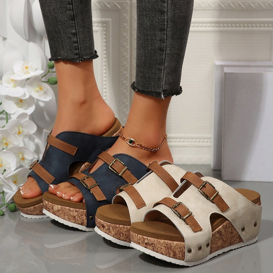 Sandalias de Plataforma con Cuña – Moda y Comodidad en Cada Paso