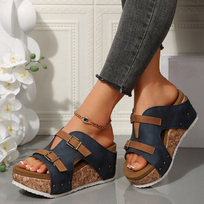 Sandalias de Plataforma con Cuña – Moda y Comodidad en Cada Paso